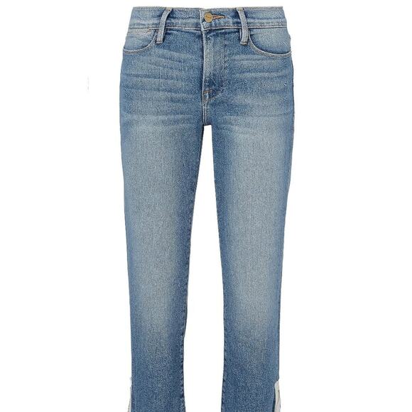 FRAME DENIM Le High Straight Zip Jeans Allowell 26 - Picture 1 of 7